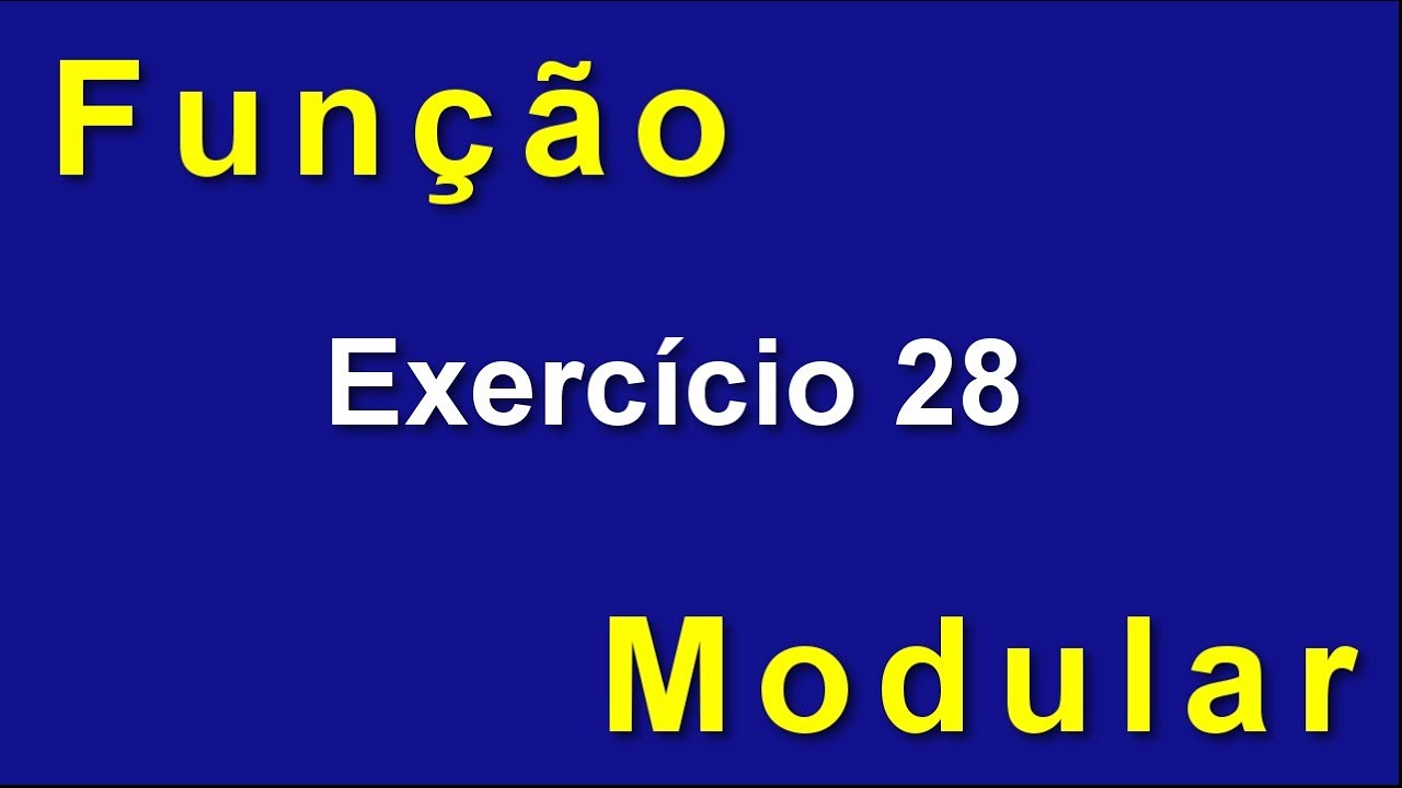 EXERCÍCIO 28