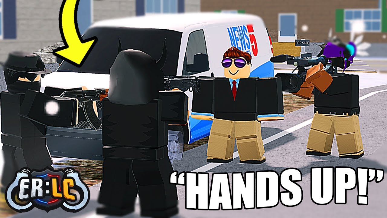 I Got ROBBED While REPORTING THE NEWS! - ERLC Roblox Liberty County
