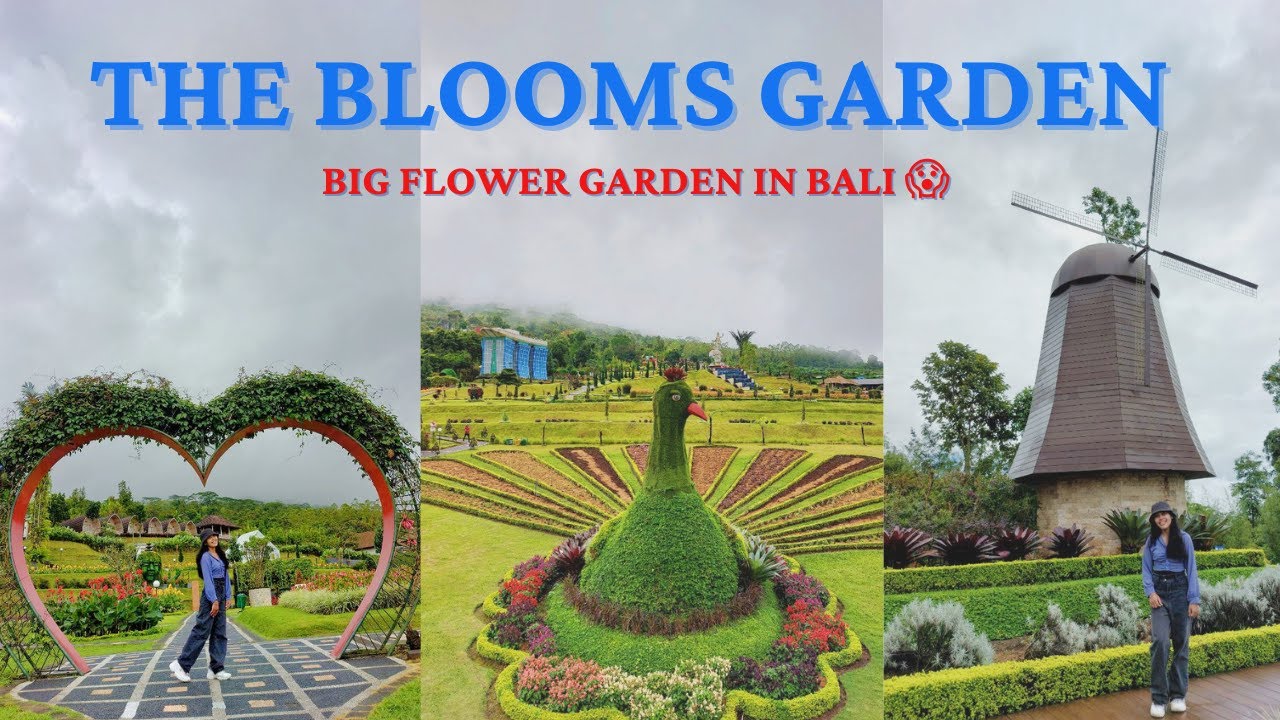 The Blooms Garden Bali, a tourist attraction with instagramable photo spot