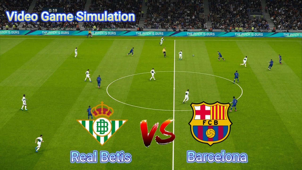 🔴Live : Real Betis vs Barcelona | La Liga 2025/26 -  Video Game Simulation