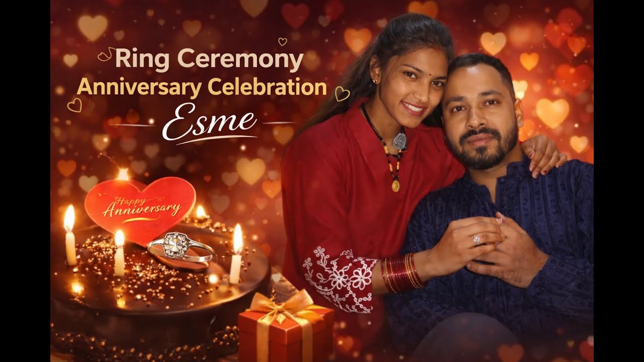 Ring Ceremony Anniversary Celebration 🎂💍 | Love & Memories || Dailyvlogs ||  mahisurajvlogs ||