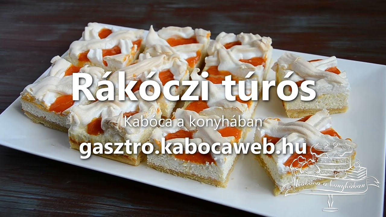 Rákóczi túrós recept videó - Kabóca a konyhában