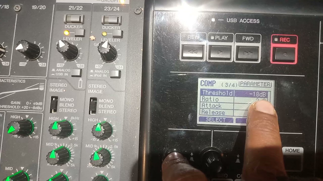 Compressor Setting- Attack and Release