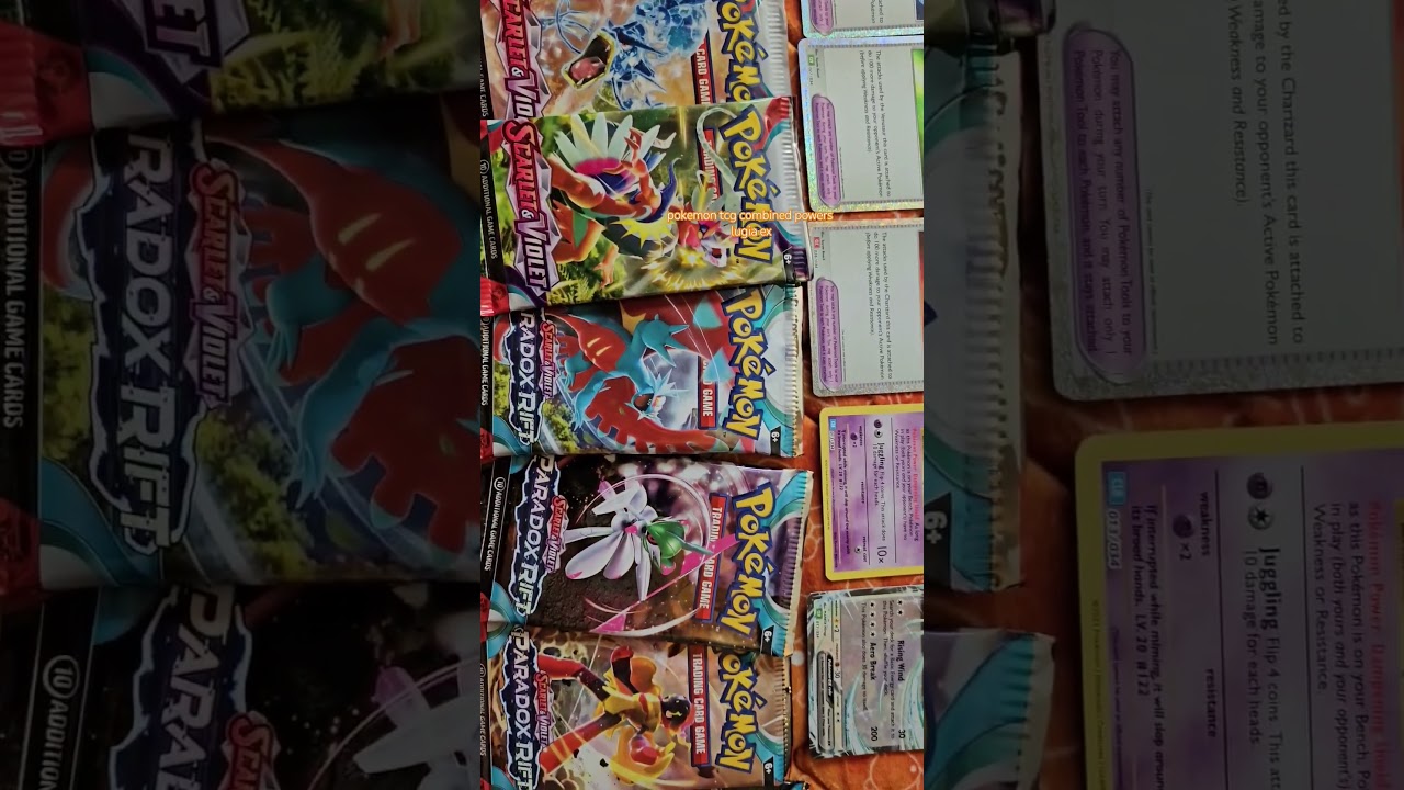 Lugia EX Combined Powers Premium Collection Pokemon Trading Card Game Scarlet Violet