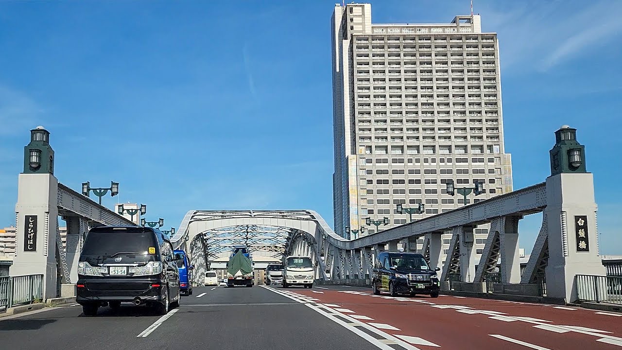 ［一般道］明治通り(外回り)+α 古川橋－夢の島 Tokyo drive  2022/08