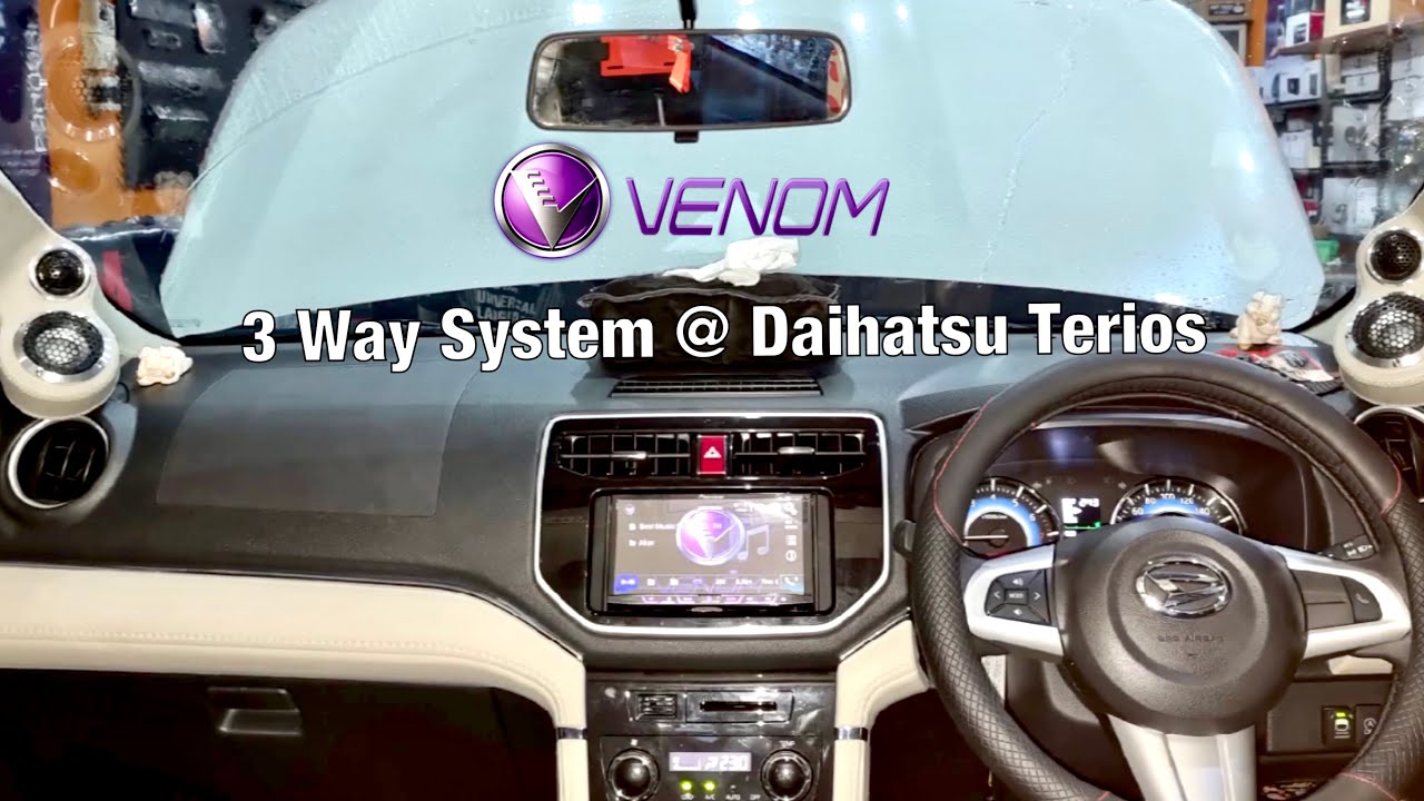 Terios Upgrade Sistem Suara 3way Venom Inferno Semakin Betah Dengar Music Di Mobil Ajah...FEEL IT 👍