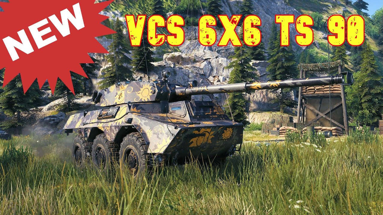 World of Tanks VCS 6X6 TS 90 - Will This Tank Beat the EBR 105?