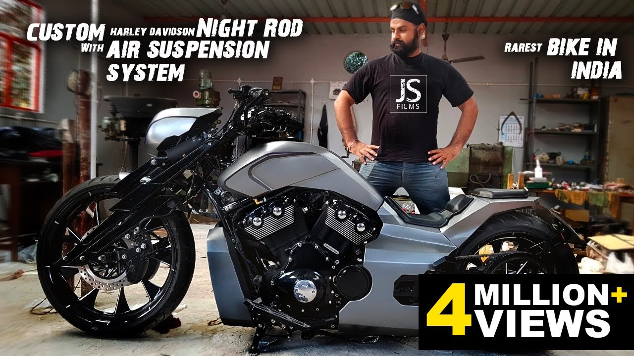 Ultimate Customized Harley Night Rod With Air Suspension - Rarest!!