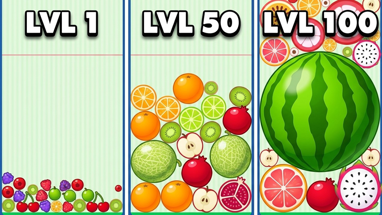 Merge Fruits Gameplay Walkthrough
