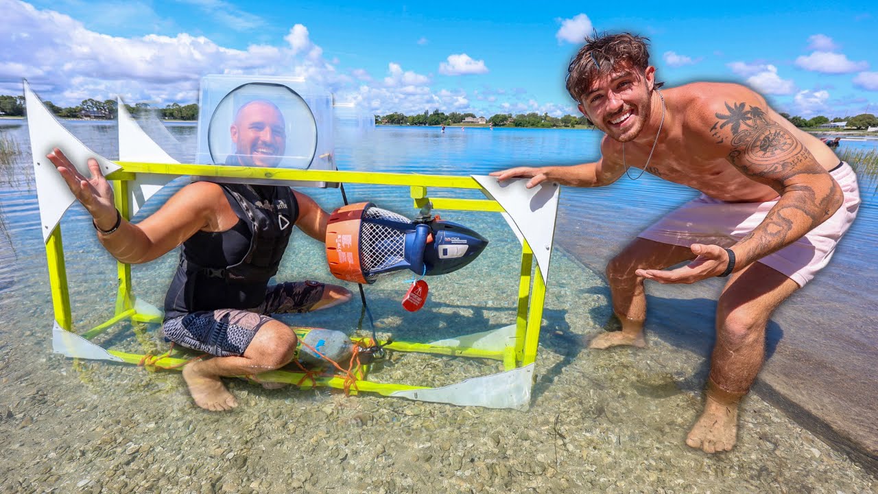 Stepbro Built a HOMEMADE Submarine! (I’m stuck)