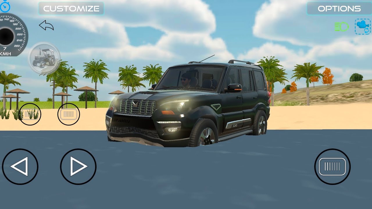 Modified Mahindra Thar Games:Indian Red Thar (Gadi Wala Games)  Game - #2025#popular 😱