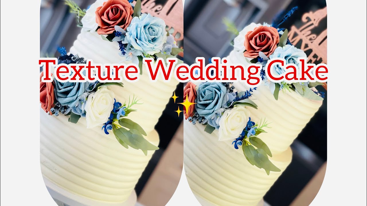 ￼ Romantic Two-Tier Wedding Cake Design-Custom Weddings | Ava’s Delicious Cakes ✨
