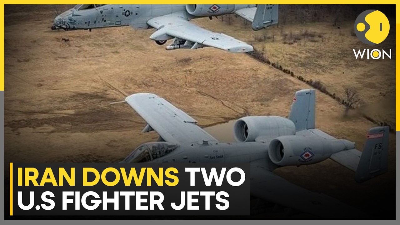 A-10 Warthog Crashed in Persian Gulf Region | Race Against Time To Find F-15E Crew | WION News