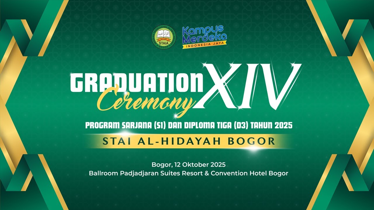 SIDANG SENAT TERBUKA WISUDA  KE XIV STAI ALHIDAYAH BOGOR