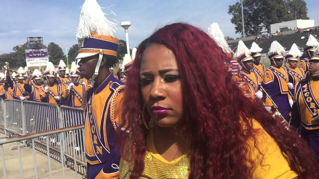 Alcorn Marching in for Homecoming ft The Dancing Dolls 2015-2016