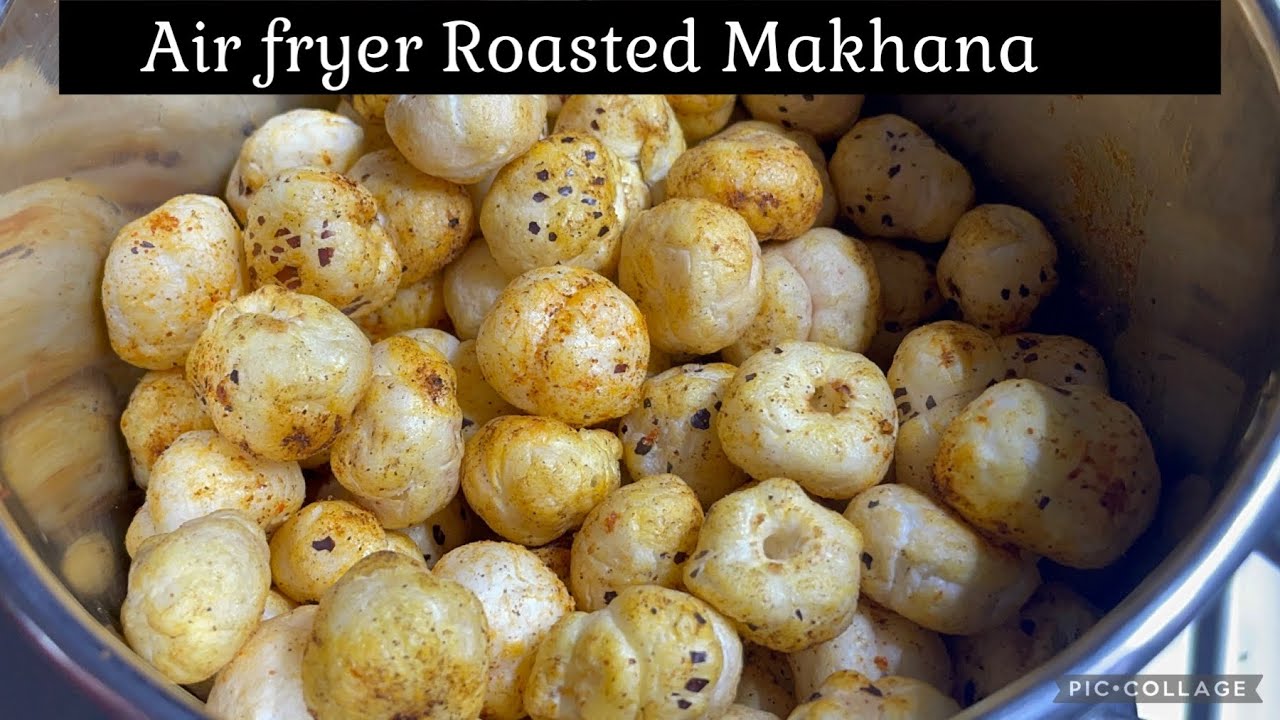 Air fryer Masala Makhana | Lotus Seeds Roast | Oven ,Microwave Snack | Easy air fryer snack in Tamil