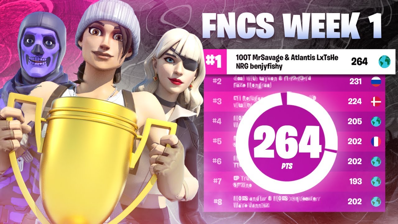 FNCS DOMINATION 🏆 w/ Benjyfishy & MrSavage 🐟💀🎮