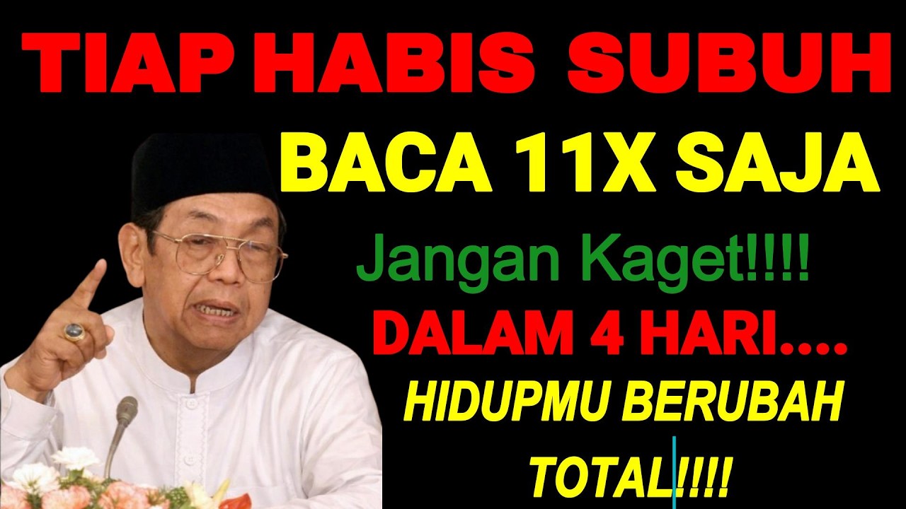 Habis Subuh Baca Surah Pendek Ini 11x!!!Gak sampai 4 hari Hidupmu Mendadak Kaya......