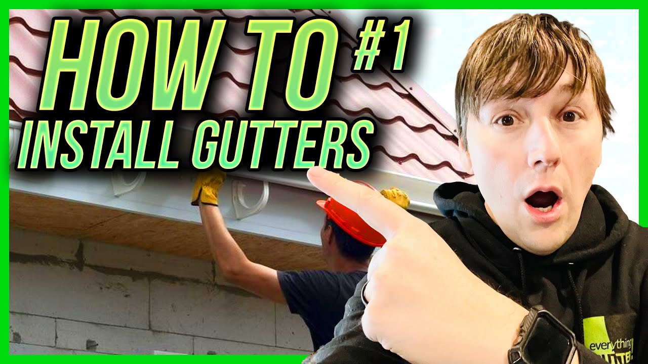How to Install Gutters (Part 1) - DIY Professional Installation Instructions