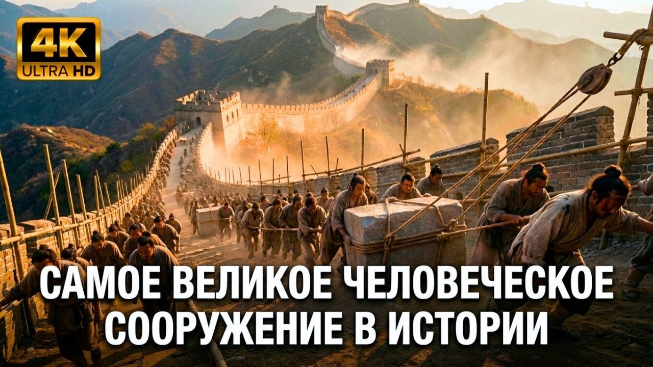 ВЕЛИКАЯ КИТАЙСКАЯ СТЕНА —ВНУТРИ САМОГО БОЛЬШОГО ЧЕЛОВЕЧЕСКОГО СООРУЖЕНИЯ В ИСТОРИИ(РЕКОНСТРУКЦИЯ ИИ)