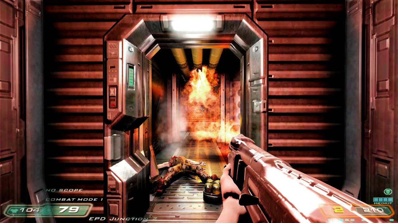 Perfected DOOM 3 RTGI Ray Tracing 2021