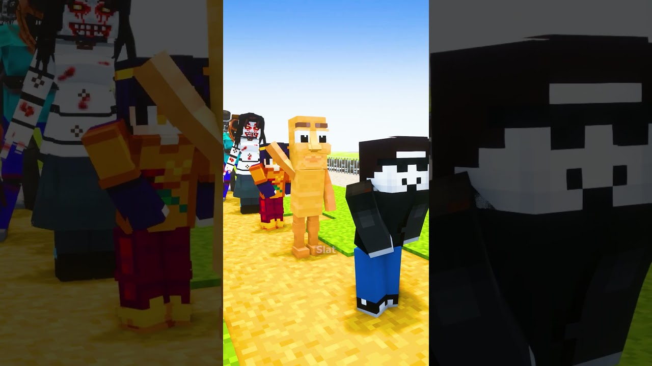 Minecraft Restroom Break 💀 #BlockBlast