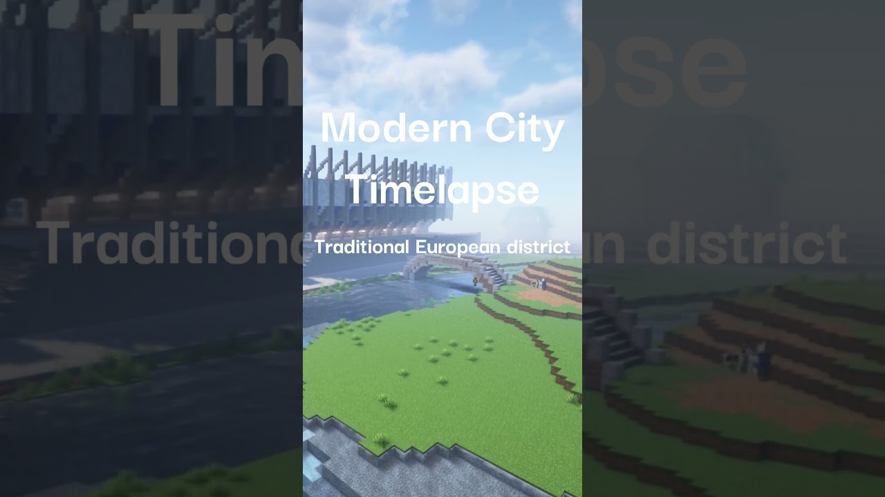 Modern city Timelapse ! | N&deg;128 #minecraft #minecraftbuilding #timelapse