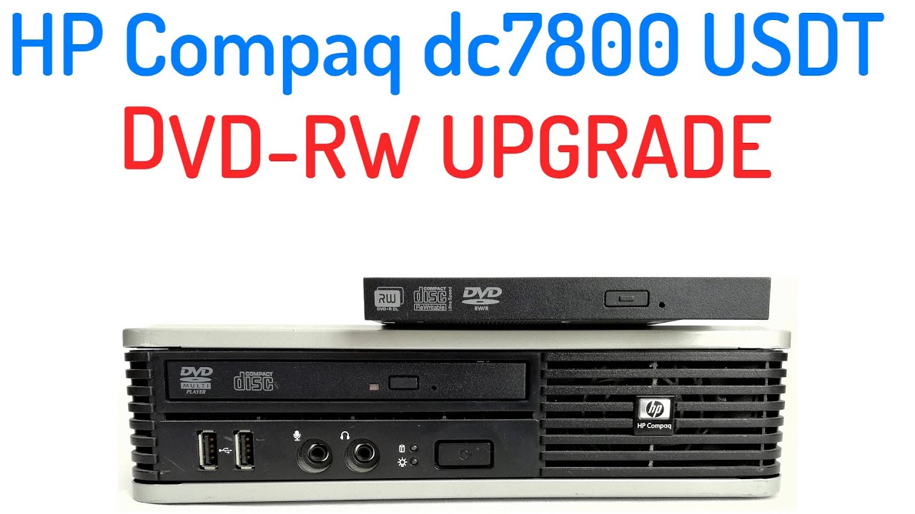 HP Compaq dc7800 USDT DVD RW upgrade #redigitt Ep.342