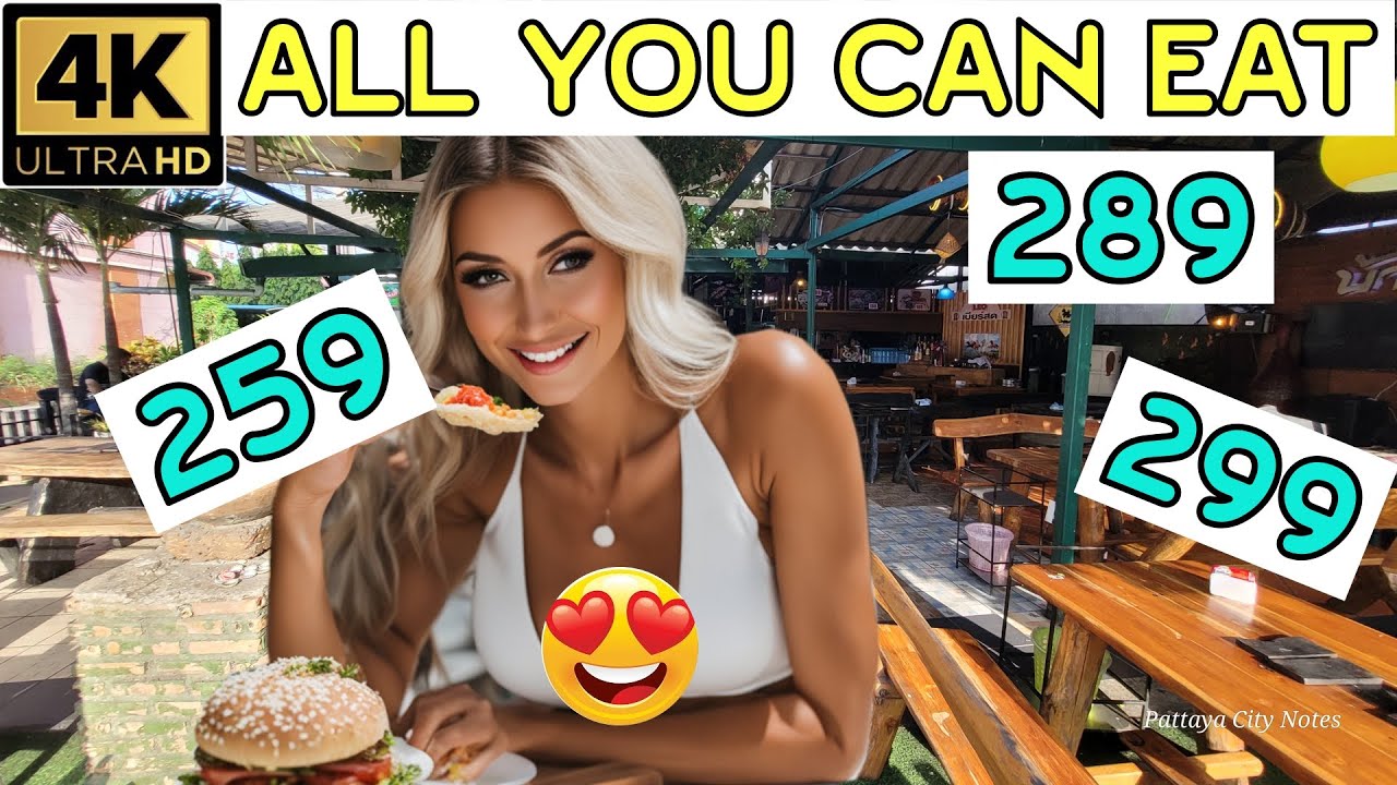 Pattaya City   Less than 8 USD   All You Can Eat Open Buffet Restaurants   2023 Thailand
