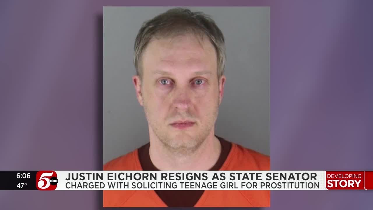 Sen. Justin Eichorn resigns, is ordered to remain in custody at federal court appearance