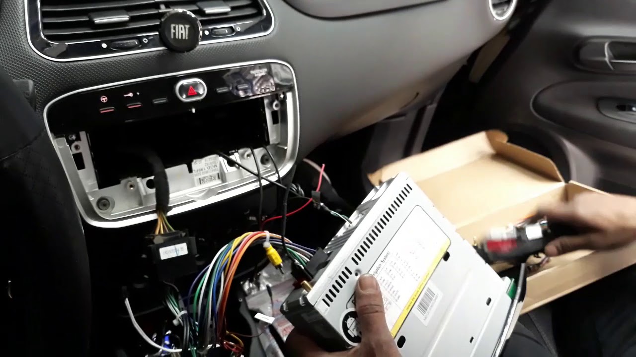 installation autoradio Android Fiat Grande Punto