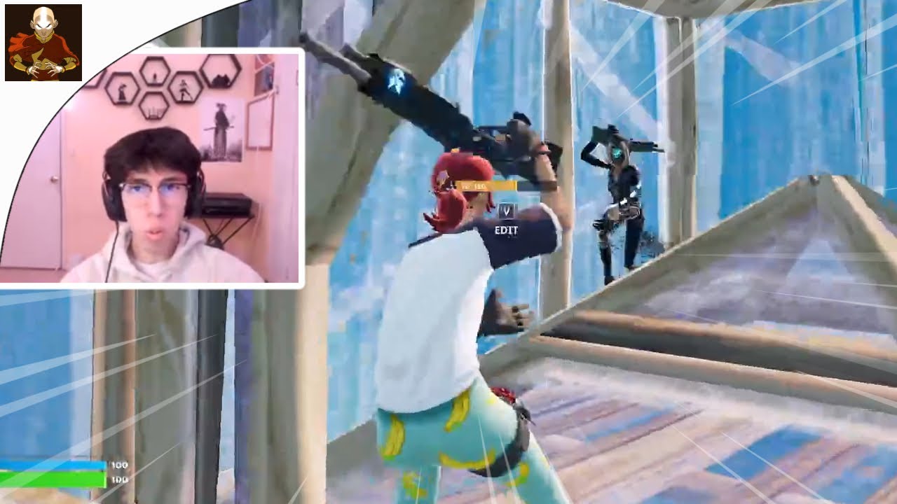ZENN vs *Trash Talkin* TikToker😳 (1v1 ZONEWARS) [FORTNITE TOKEN/WAGER]