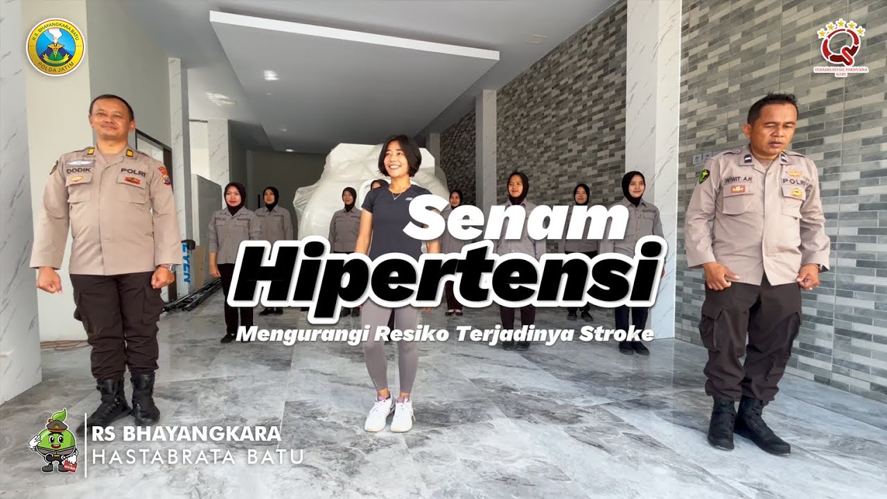 Senam Hipertensi Untuk mengurangi Resiko Stroke | RS Bhayangkara Hasta Brata Batu