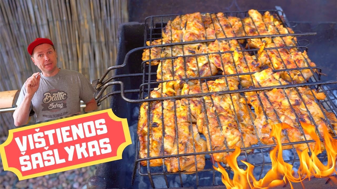 TOBULAS VIŠTIENOS ŠAŠLYKAS | LABAI SKANUS  VIŠTIENOS ŠAŠLYKO MARINAVIMO   RECEPTAS | ENG SUBTITLES
