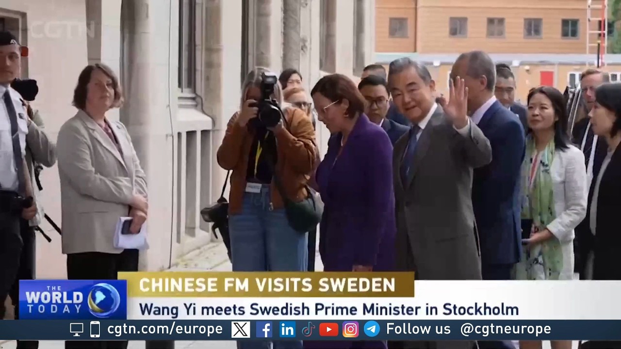 Chinese foreign minister visits Sweden