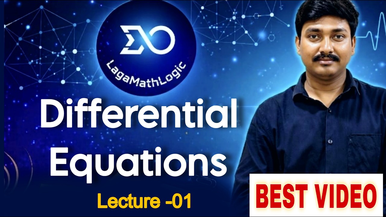 Lec - 1 | Exact Differential Equations | 1st Order & 1st Degree ODE | Concepts, Examples