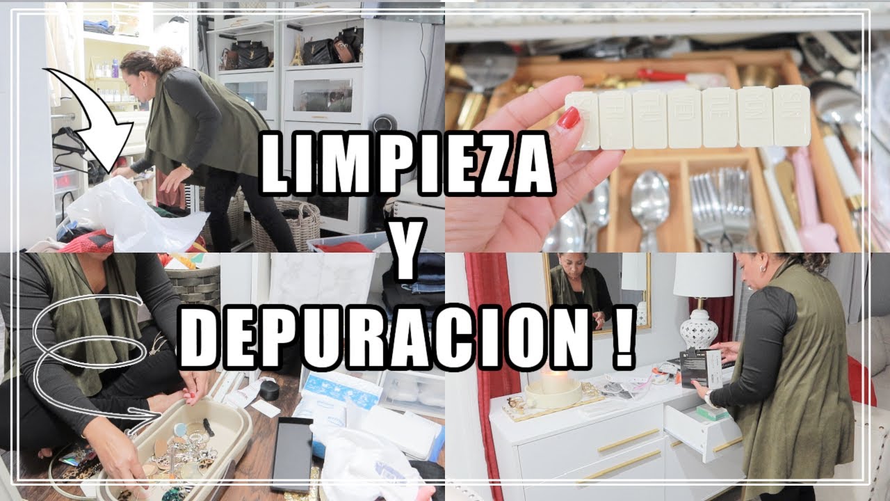 DEPURACION DE TODA MI CASA 😱 LIMPIEZA Y DEPURACION |DECLUTTER AND ORGANIZE