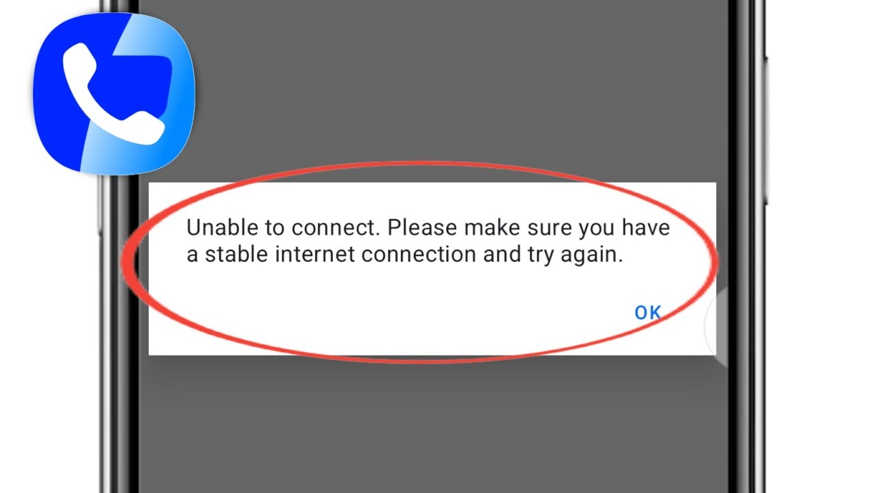 Truecaller Unable to connect Please make sure you have a stable internet connection and try again