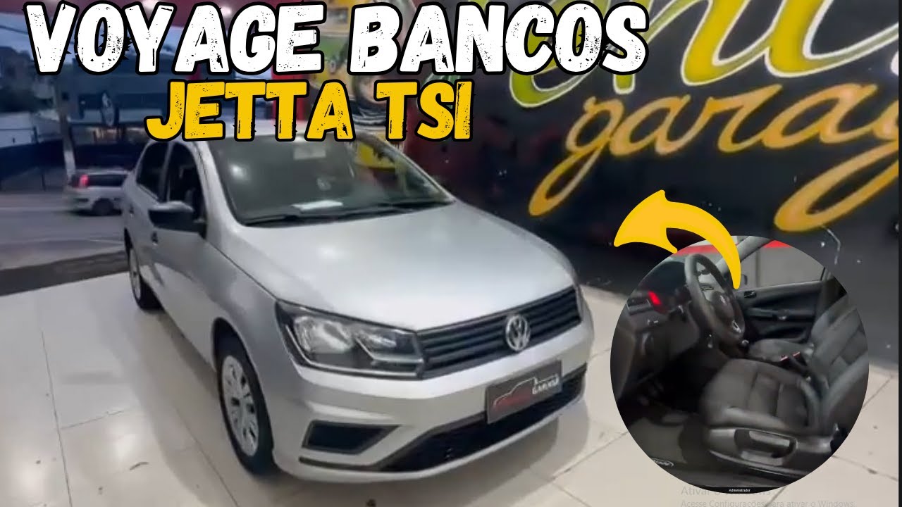 Voyage com Bancos do Jetta TSI | Adaptação Premium Fênix Garage