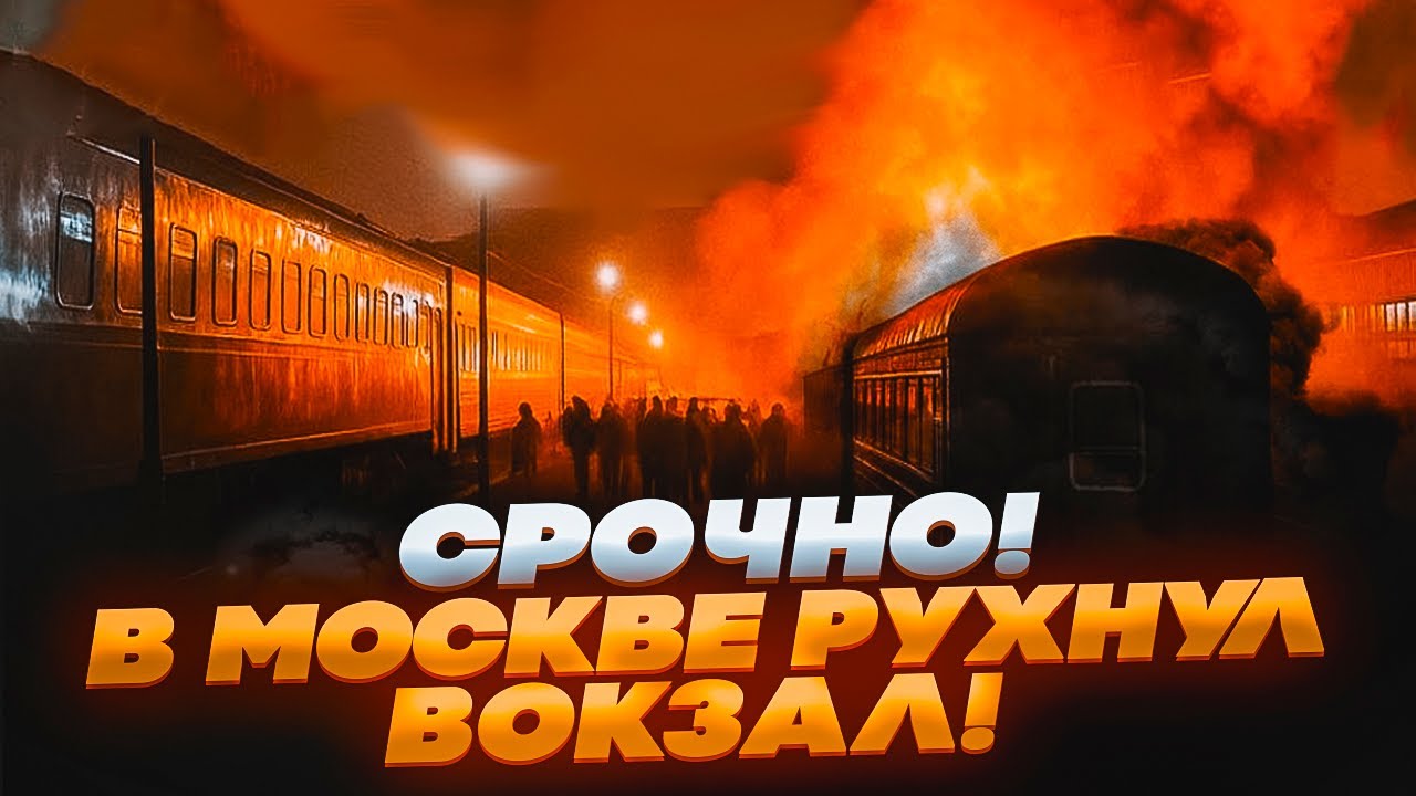 🛑 СРОЧНО! В МОСКВЕ РУХНУЛ ВОКЗАЛ &mdash; ТЫСЯЧИ пострадавших, ПОЕЗДА СТОЯТ! ПАНИКА и ДАВКА!