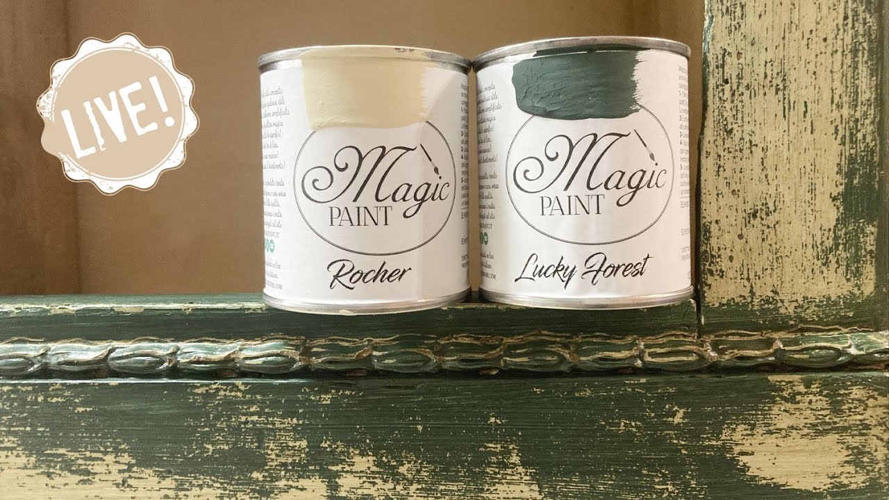 Rocher e Lucky Forest Anticati con cera e scotch ! 5° MAGIC PAINT TEA TALK