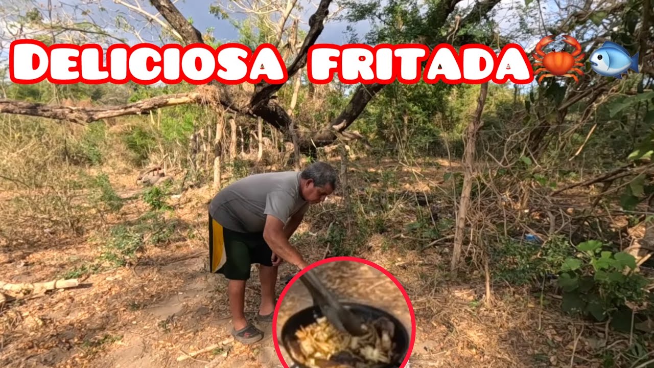 MIREN ESTA DELICIA DE FRITADA QUE ISO MODESTO 🦀🐟