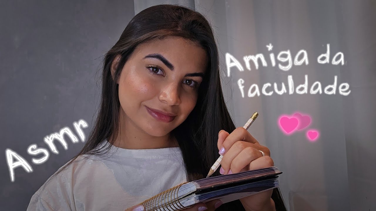 ASMR ROLEPLAY Amiga da faculdade apaixonada por você 💕💋 (voz suave)