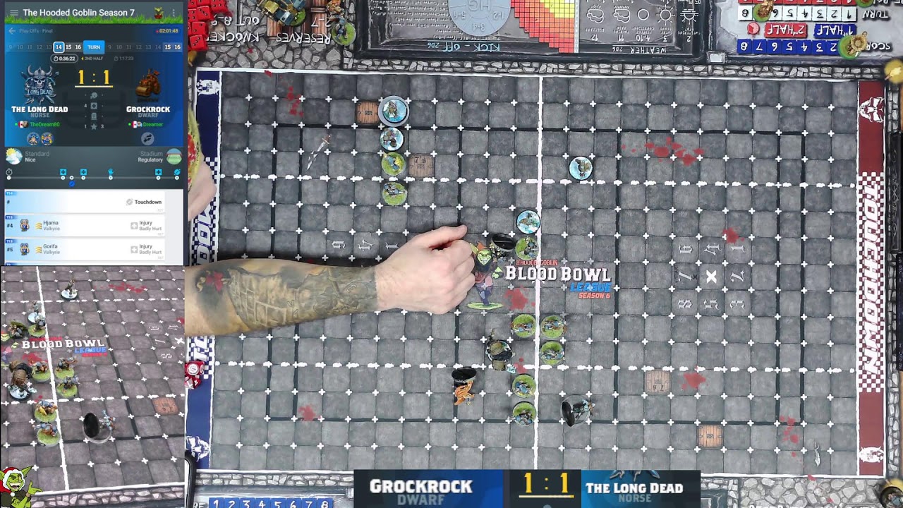Hooded Goblin Blood Bowl Season 7 Final! (Norse V Dwarf)