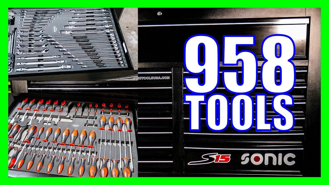 Sonic Tools S15 Toolbox Review and Tour [958 TOOLS]