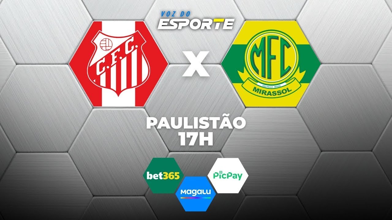 CAPIVARIANO X MIRASSOL - AO VIVO | CAMPEONATO PAULISTA &ndash; 08/02/2026