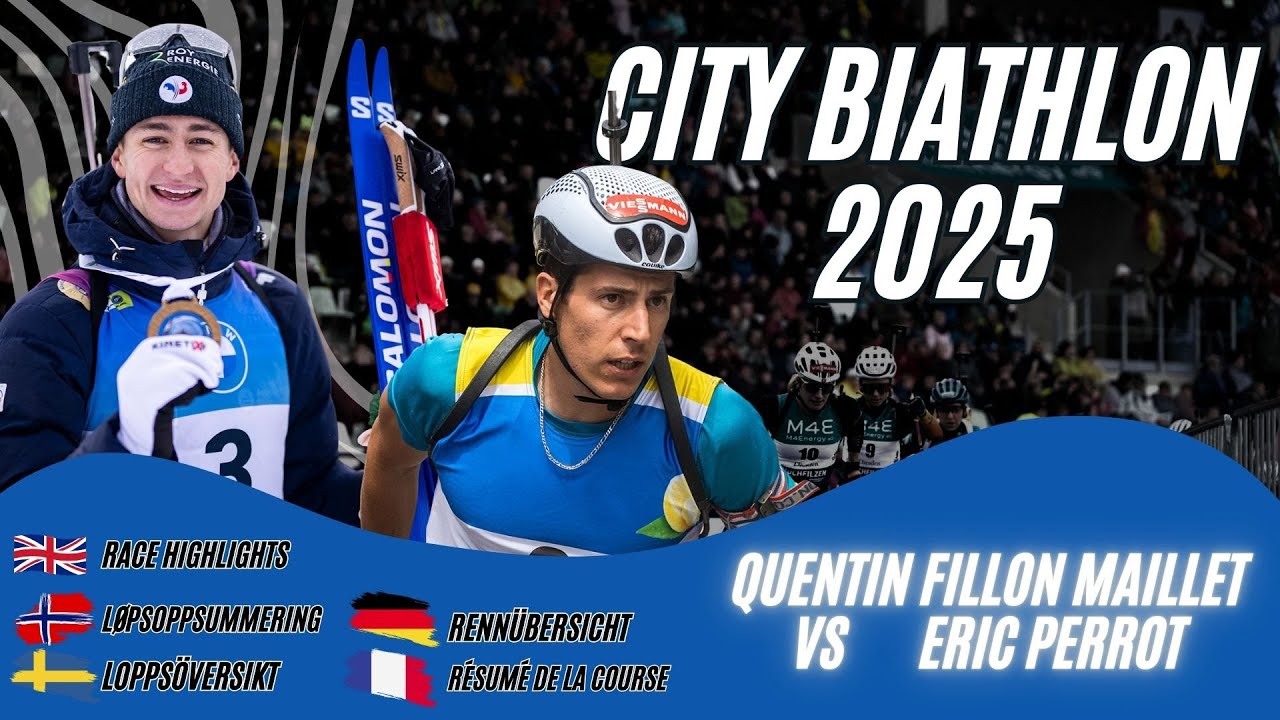 Biathlon Epic Finish! Quentin Fillon Maillet vs Eric Perrot | Dresden Men&rsquo;s Mass Start 2025 Results