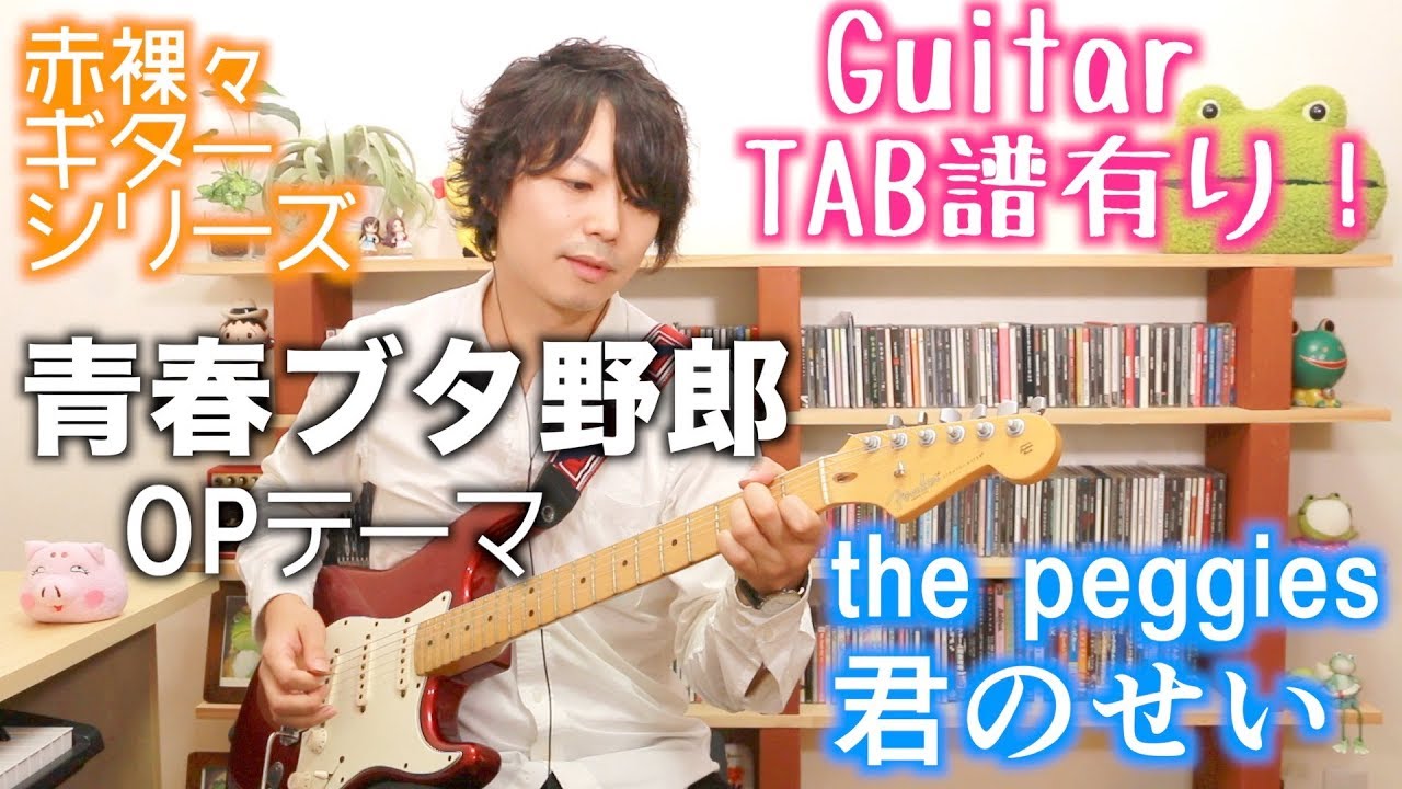 the peggies / 君のせいを赤裸々にギター演奏【TAB公開】