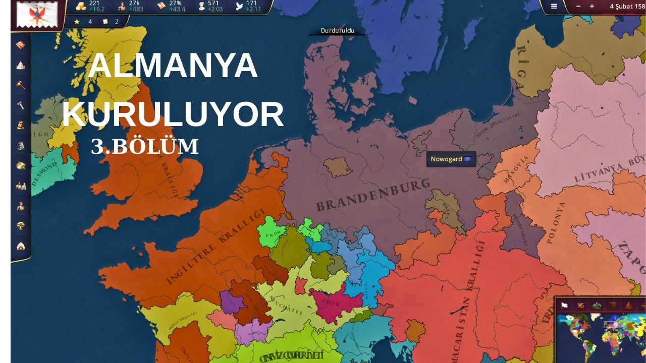 Age Of Histori:Efsane zorluk(Alman imparatorluğu 1440.)Yenilmezliğe kalan son bir adım 3.bölüm.