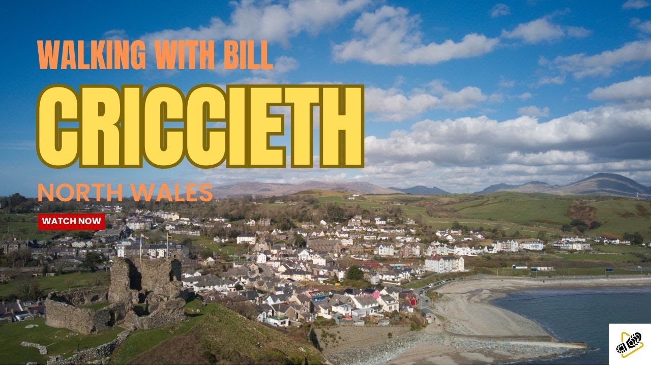 Criccieth, North Wales. Early Spring Walk 2024 (with captions).